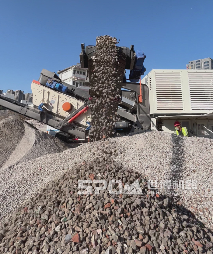 渣土破碎回收石子 渣土破碎回收石子