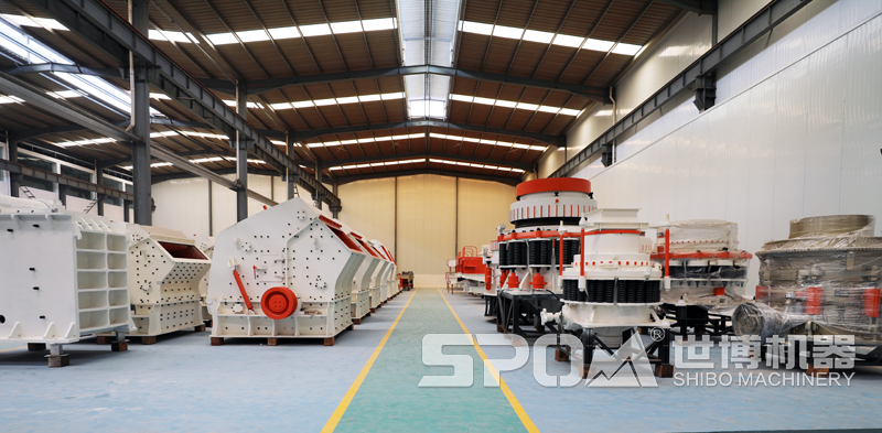 世博機器打石頭的機器生產車間 世博機器打石頭的機器生產車間