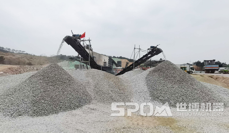 石料破碎生產現場 石料破碎生產現場