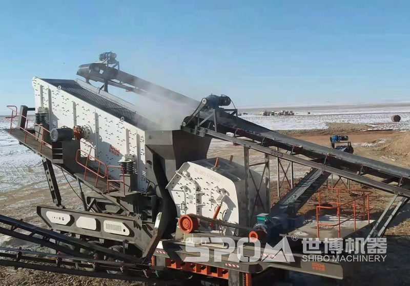 輪胎式移動碎石機 輪胎式移動碎石機