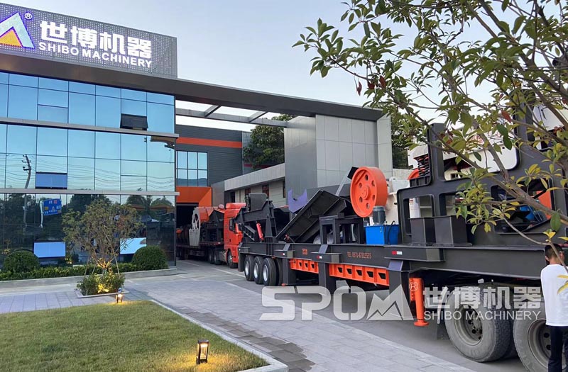 內蒙制砂生產線發貨現場 內蒙制砂生產線發貨現場