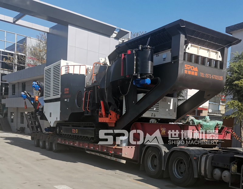 履帶式碎煤機發貨現場 履帶式碎煤機發貨現場