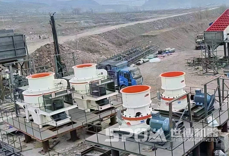 石頭制砂機安裝現場 石頭制砂機安裝現場