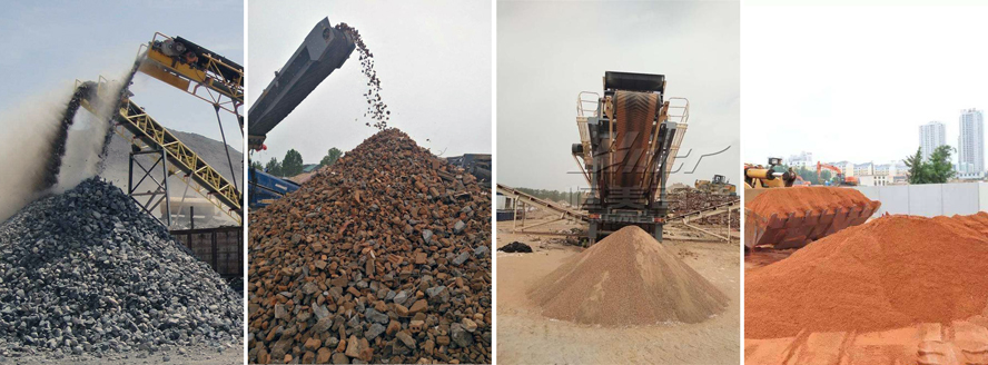 建筑垃圾粉碎現場 建筑垃圾粉碎現場