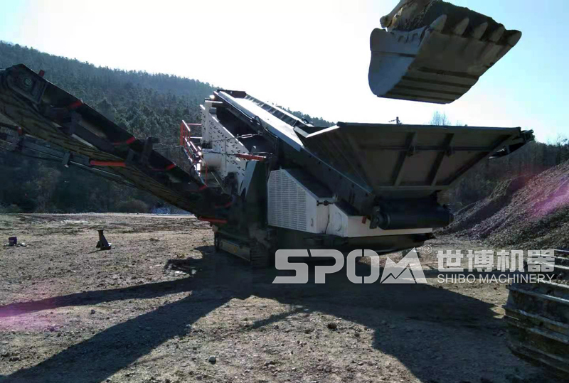 履帶移動式篩分機 履帶移動式篩分機