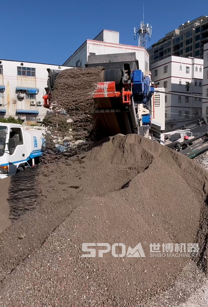 建筑垃圾粉碎后的細沙 建筑垃圾粉碎后的細沙